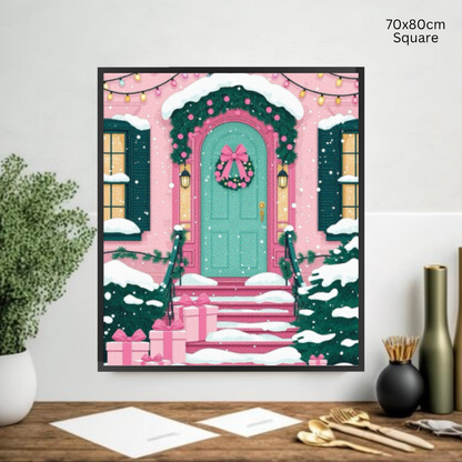 Pinky Present Porch: Diamond Painting Christmas Collection