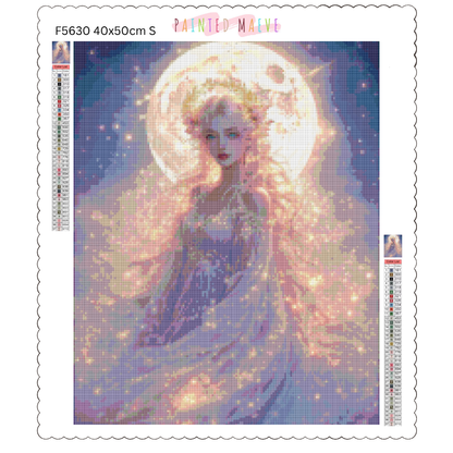 Moonlight Beauty: Diamond Painting Collection