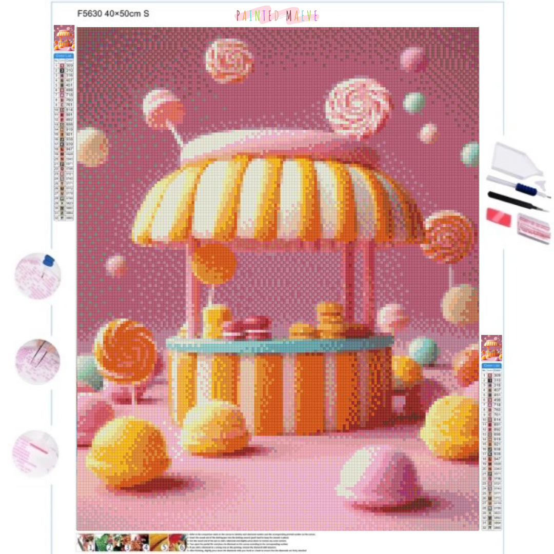 Sweet Treats Stand: Diamond Painting Collection