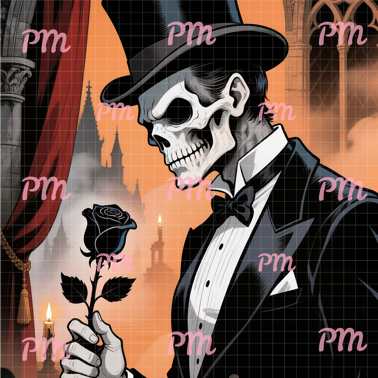 Thorned Gentleman: Diamond Painting Halloween Collection