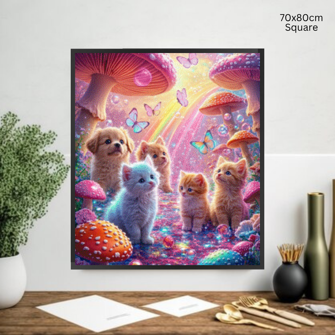 Whimsical Whisker Wonder: Diamond Painting Collection
