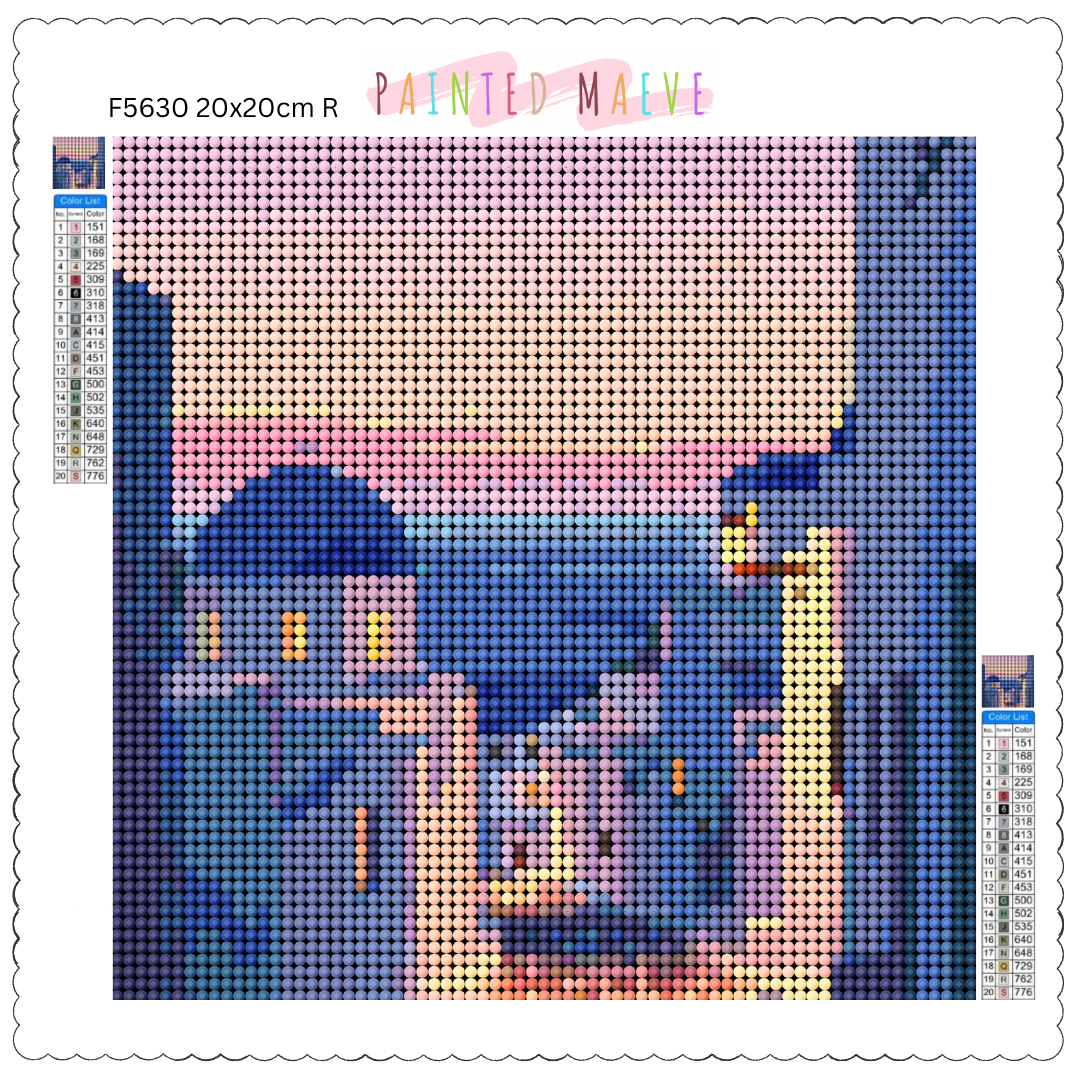 Road in Santorini: Diamond Painting Collection