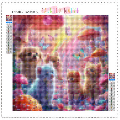 Whimsical Whisker Wonder: Diamond Painting Collection