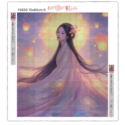 Lotus Princess: Diamond Painting Collection