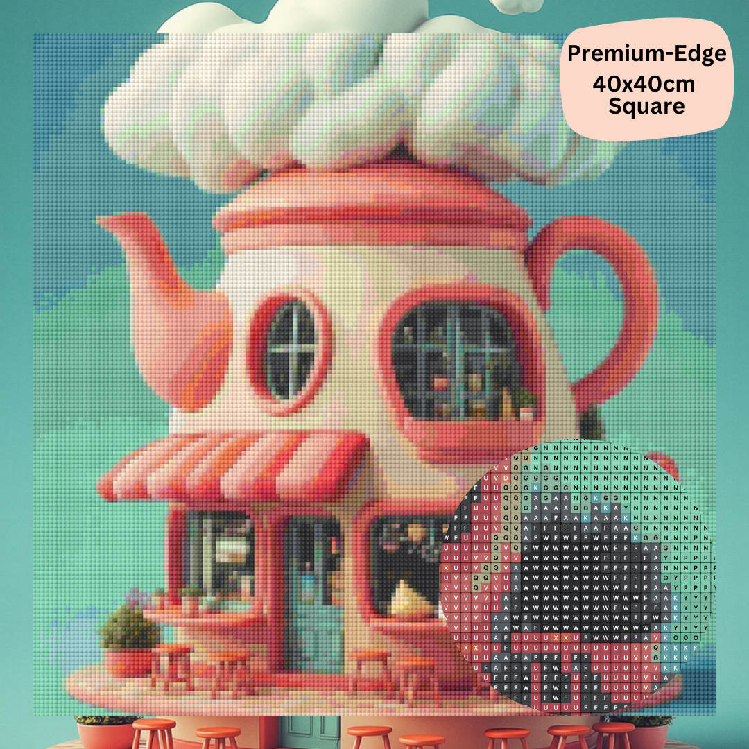 Tea Time Cafe: Diamond Painting Collection