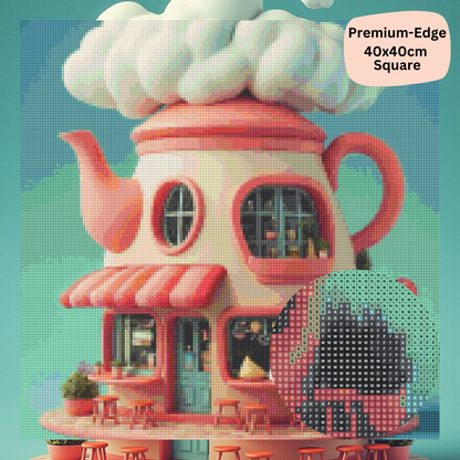 Tea Time Cafe: Diamond Painting Collection