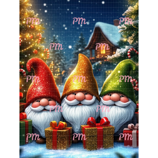 Gnome for the Holidays: Paint-by-Number Christmas Collection (24/36/48 colors | No Frame)