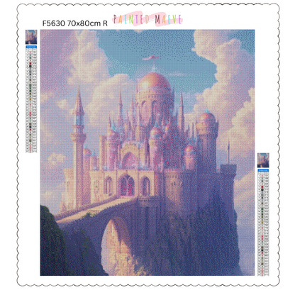 Celestial Fortress: Diamond Painting Collection