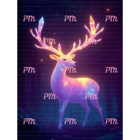 Antler Glow: Diamond Painting Collection