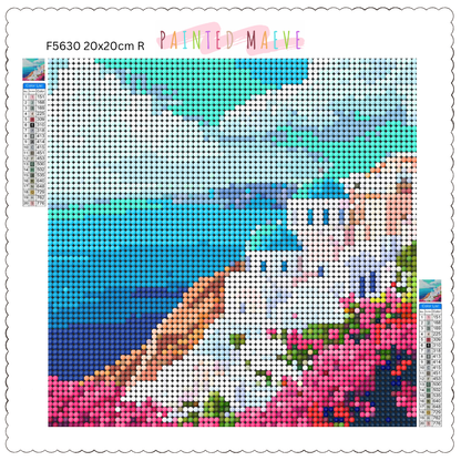 Santorini Bliss: Diamond Painting Collection