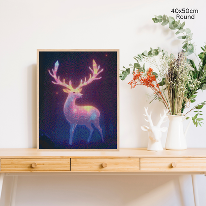 Antler Glow: Diamond Painting Collection