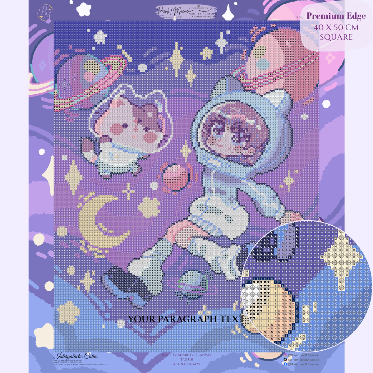 Intergalactic Cuties Hand-Rendered Diamond Painting Collection