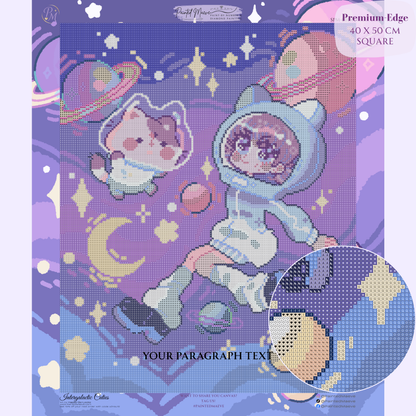 Intergalactic Cuties Hand-Rendered Diamond Painting Collection