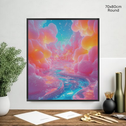 Candy Land River: Diamond Painting Collection