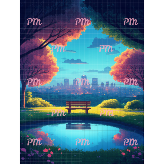 Evening in the Park: Diamond Painting Collection