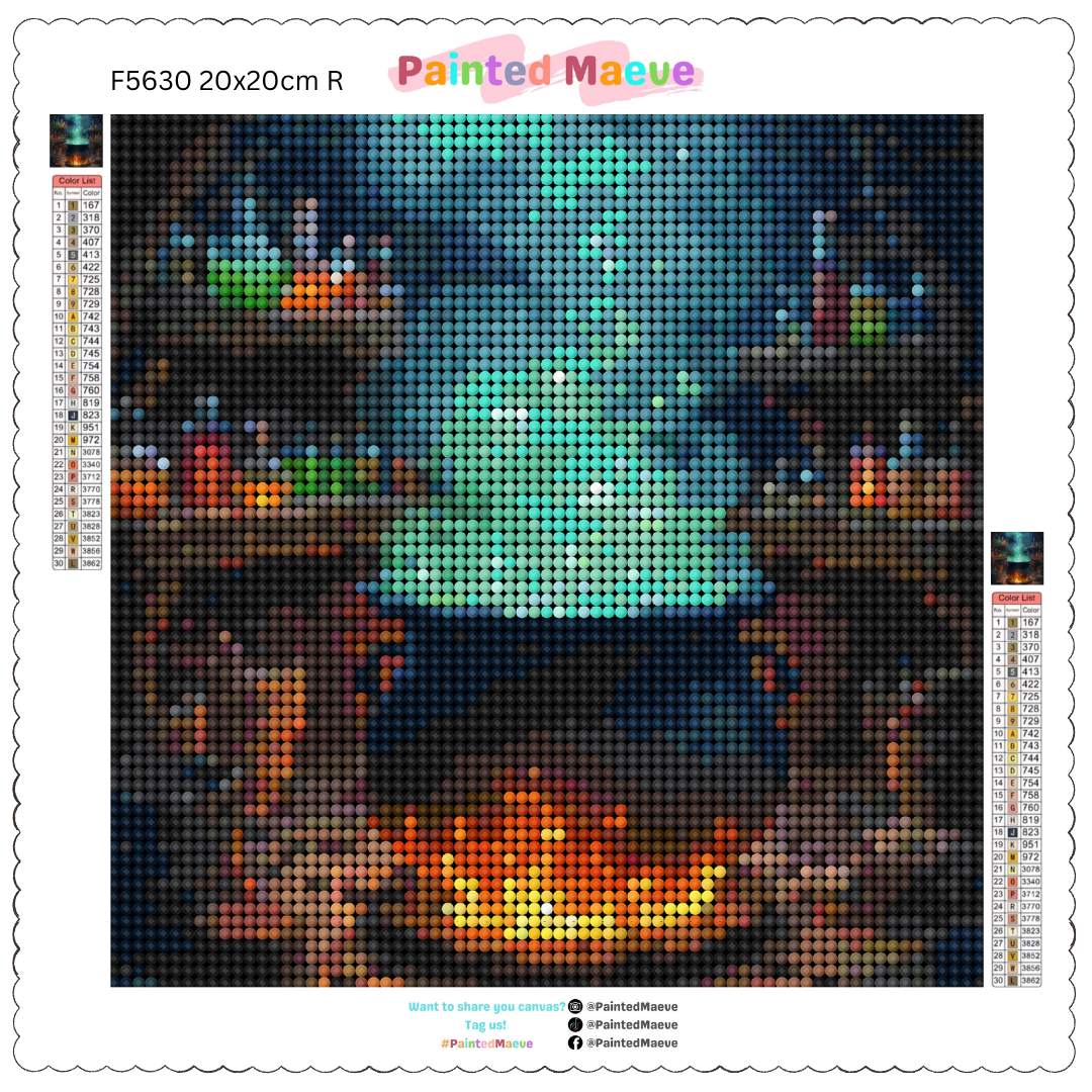 Enchanted Cauldron: Diamond Painting Halloween Collection