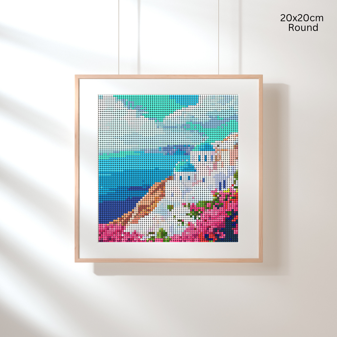 Santorini Bliss: Diamond Painting Collection