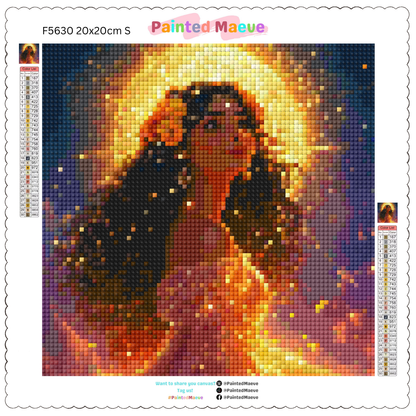 Ethereal Latina: Diamond Painting Collection