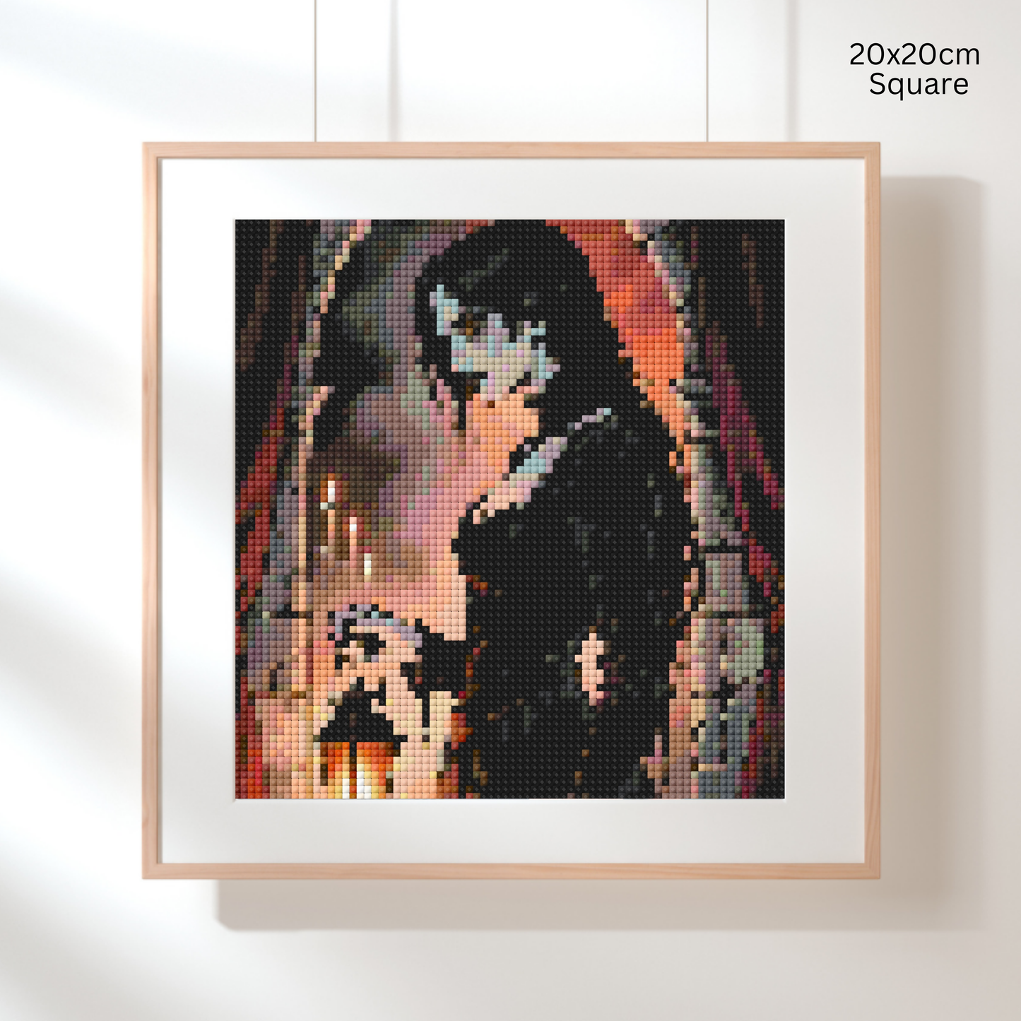 Crimson Hour Shadows: Diamond Painting Halloween Collection