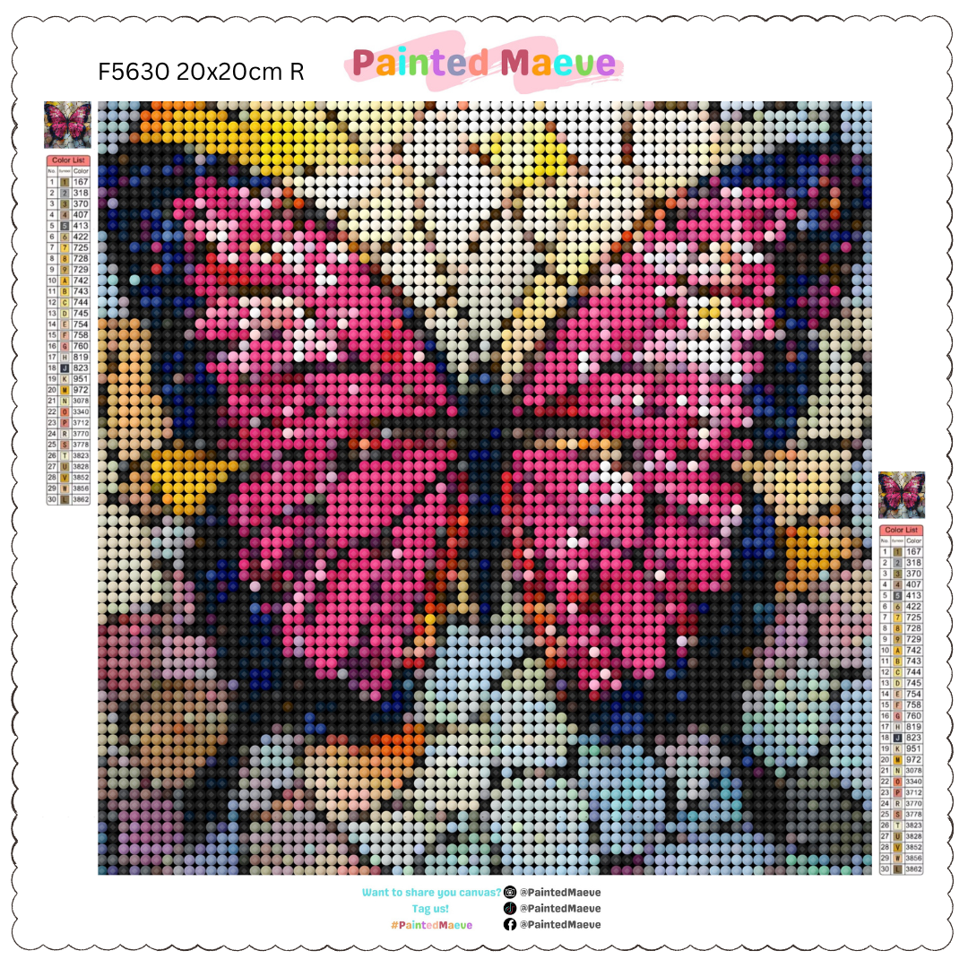Butterfly Mosaic: Diamond Painting Collection