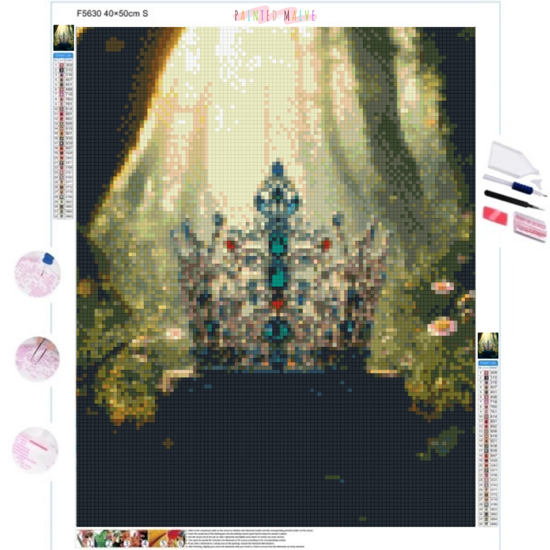 Crown of the Enchanted Forest: Diamond Painting Collection