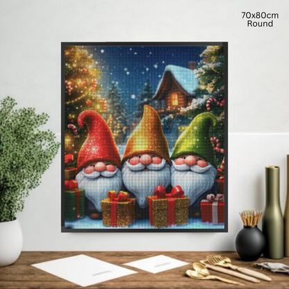 Gnome for the Holidays: Diamond Painting Christmas Collection