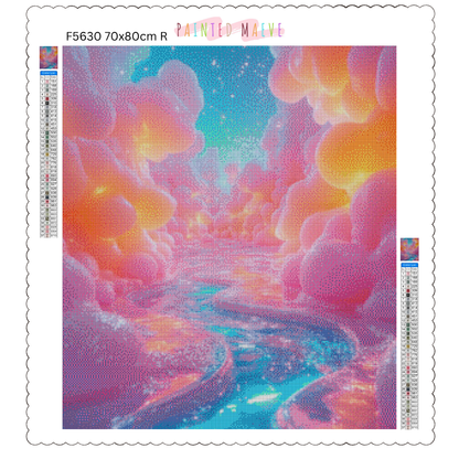 Candy Land River: Diamond Painting Collection