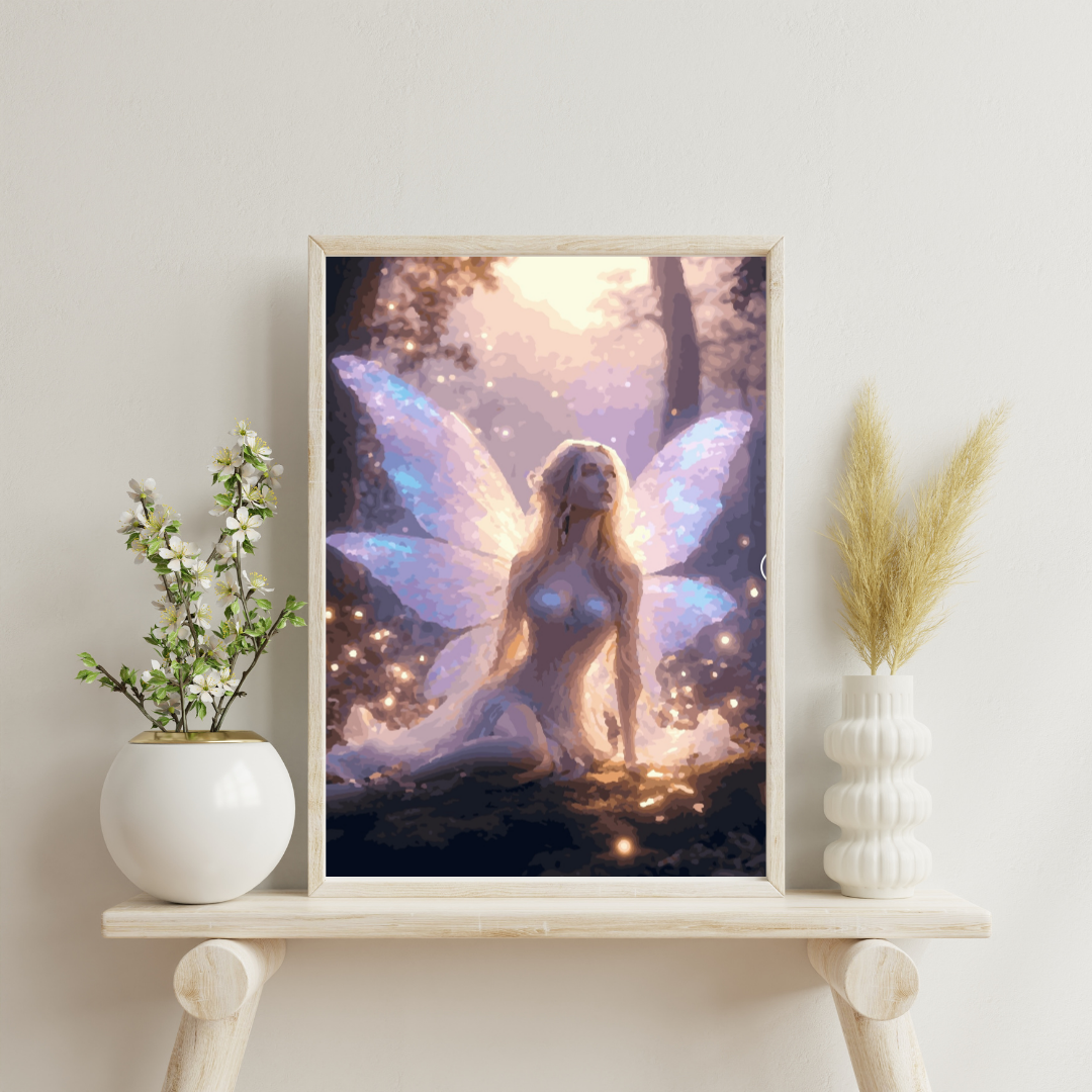 Enchanted Fairy Wings: Paint-by-Number Collection (24/36/48 colors | No Frame)