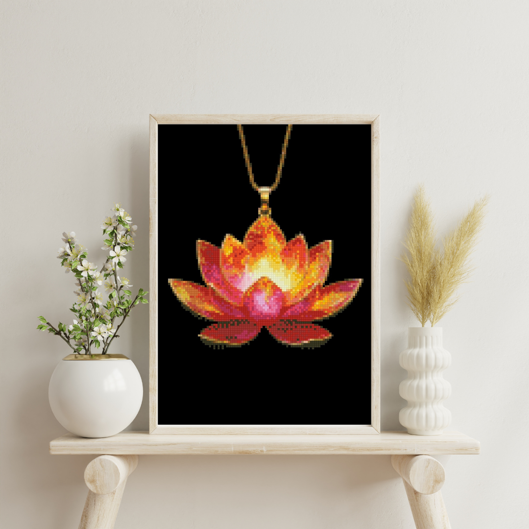 Flame & Petals: Diamond Painting Collection