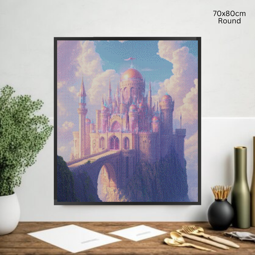 Celestial Fortress: Diamond Painting Collection