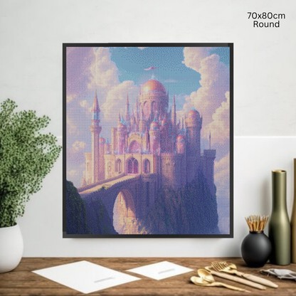 Celestial Fortress: Diamond Painting Collection