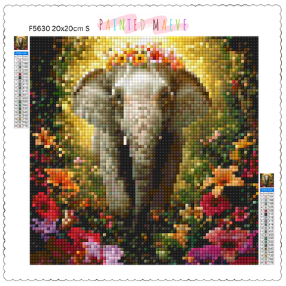 Blossoming Grace: Diamond Painting Collection