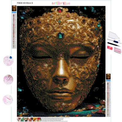 Mask of Gold: Diamond Painting Collection