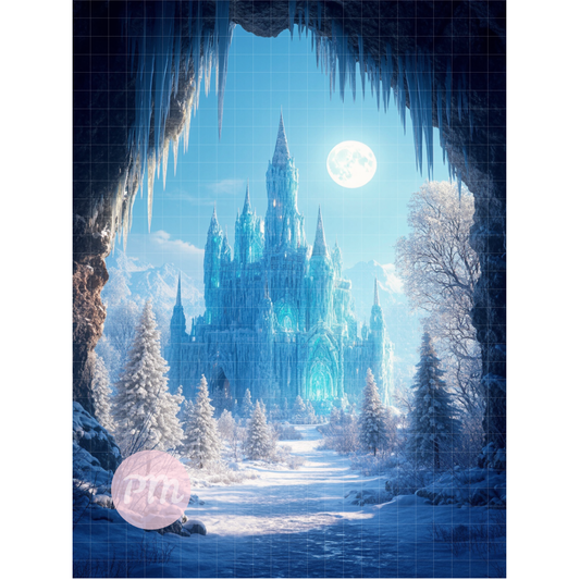 Mystic Icy Palace: Diamond Painting Collection