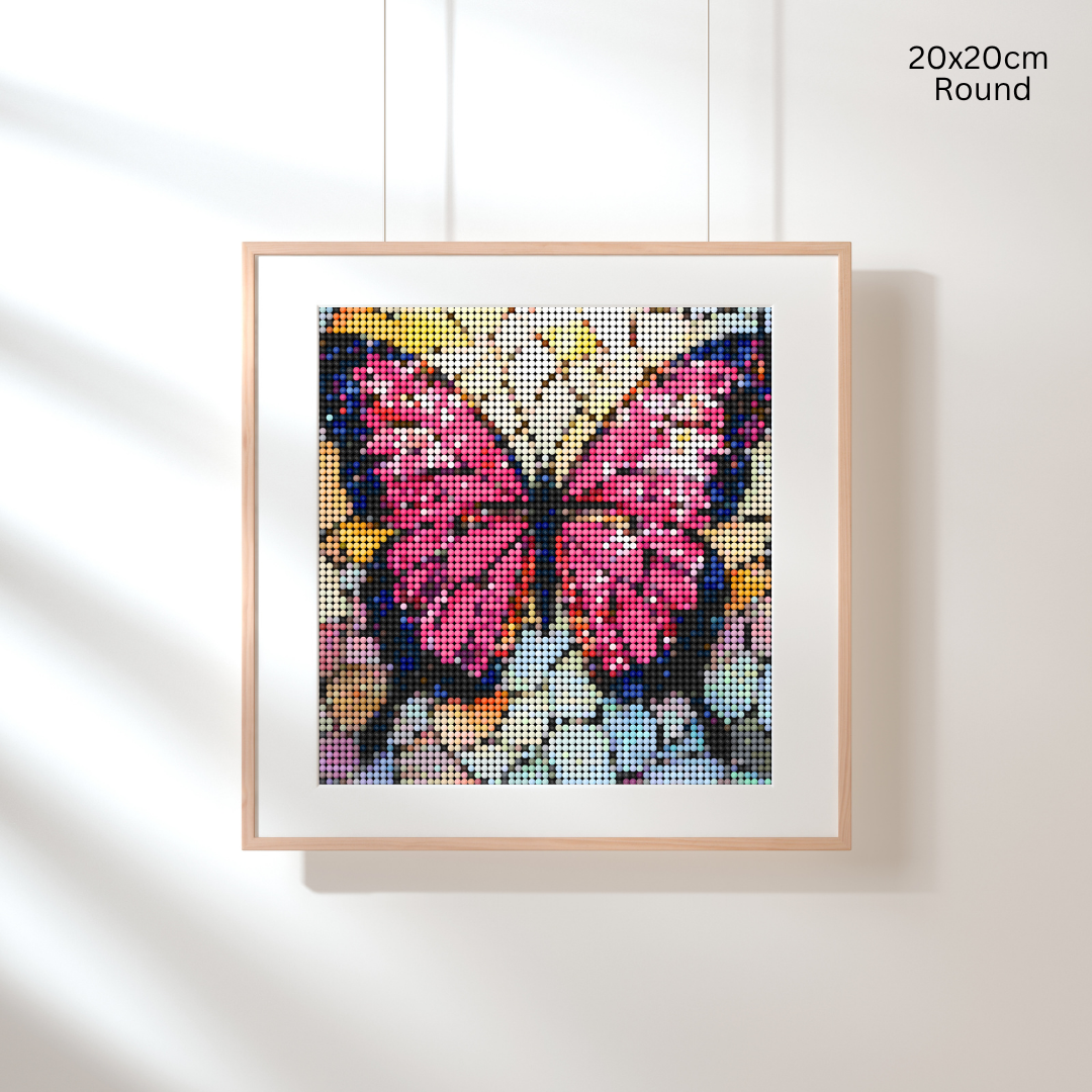 Butterfly Mosaic: Diamond Painting Collection