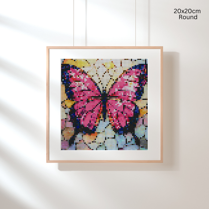 Butterfly Mosaic: Diamond Painting Collection