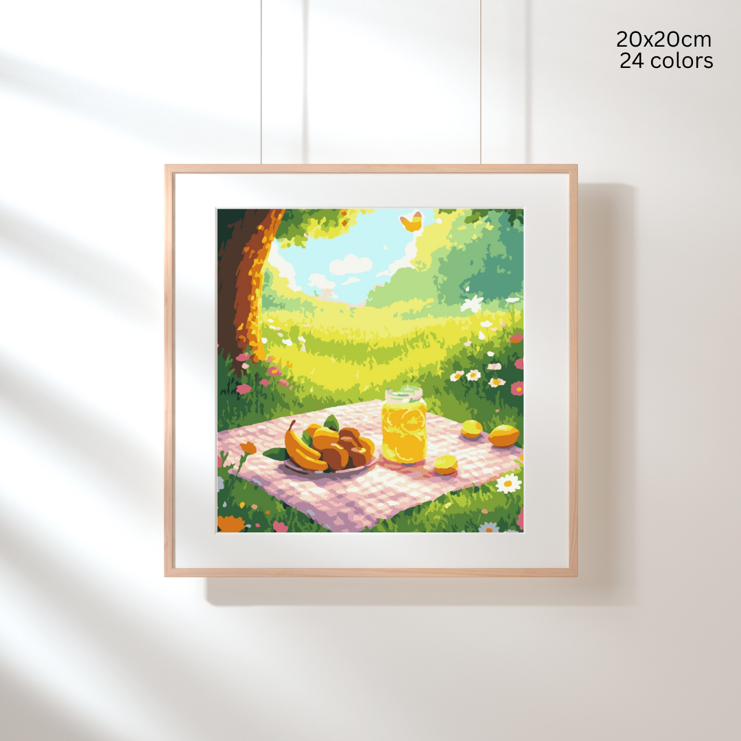 Picnic in the Meadow: Paint-by-Number Collection (24/36/48 colors | No Frame)