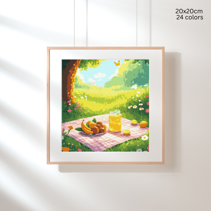Picnic in the Meadow: Paint-by-Number Collection (24/36/48 colors | No Frame)