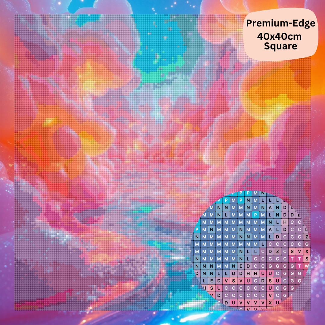 Candy Land River: Diamond Painting Collection