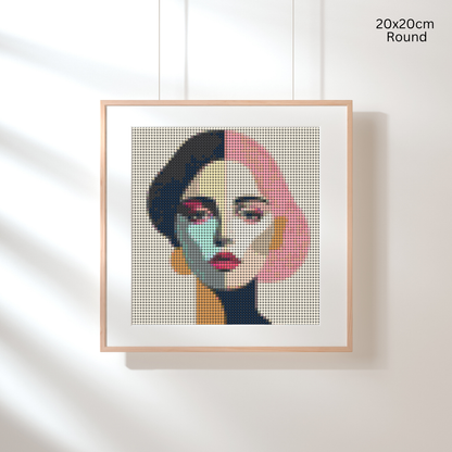Abstract Muse: MINI Diamond Painting Collection