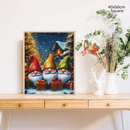 Gnome for the Holidays: Diamond Painting Christmas Collection
