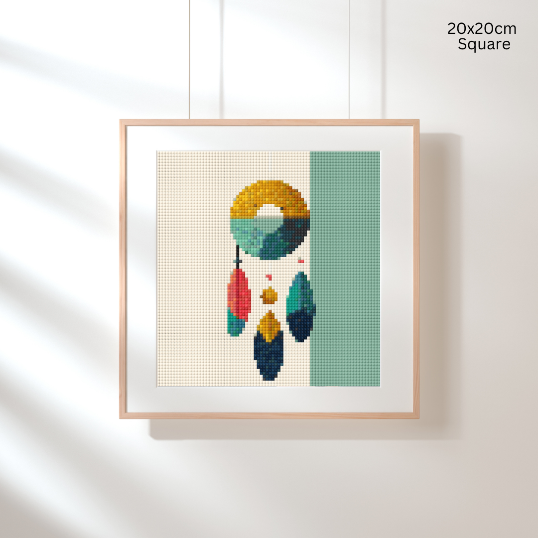 Charming Feather: MINI Diamond Painting Collection