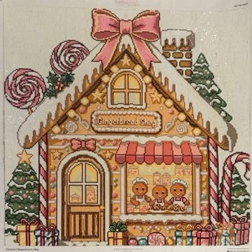 Frosted Gingerbread House
