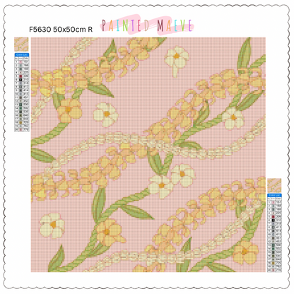 Puakenikeni & Pikake: Diamond Painting Collection