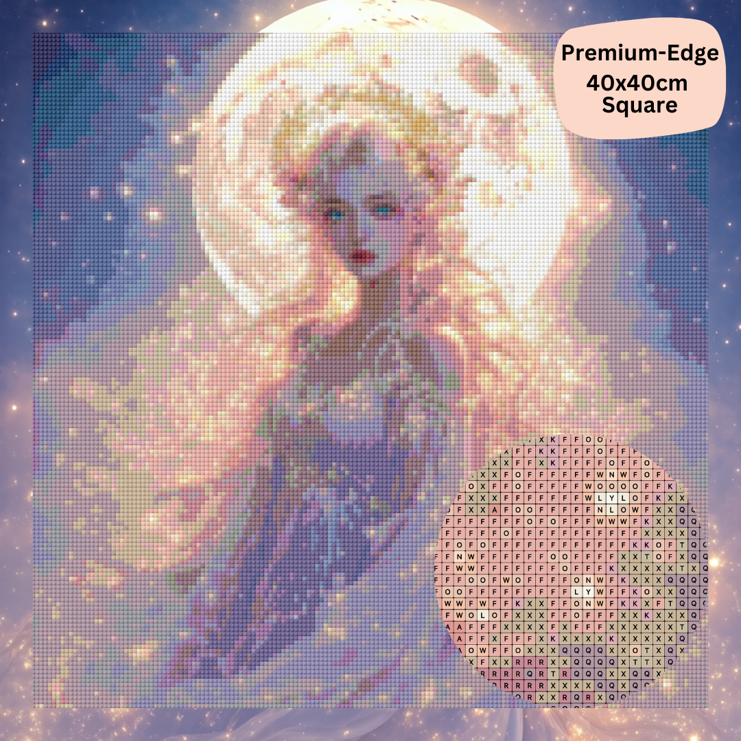 Moonlight Beauty: Diamond Painting Collection