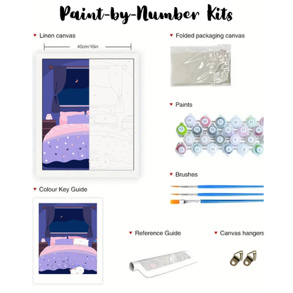 Sweet Dreams: Paint-by-Number Collection (24/36/48 colors | No Frame)