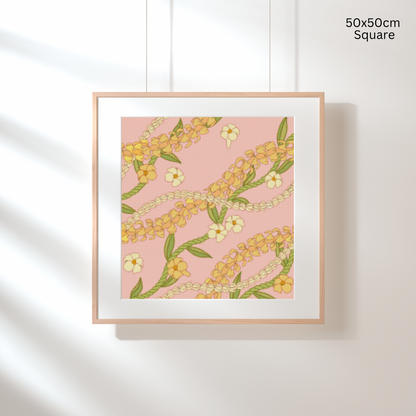Puakenikeni & Pikake: Diamond Painting Collection
