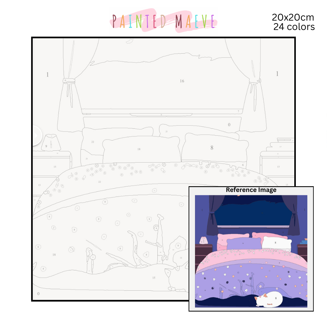 Sweet Dreams: Paint-by-Number Collection (24/36/48 colors | No Frame)