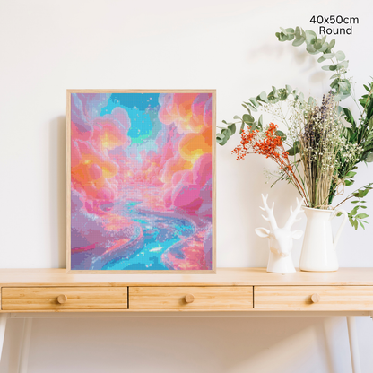 Candy Land River: Diamond Painting Collection