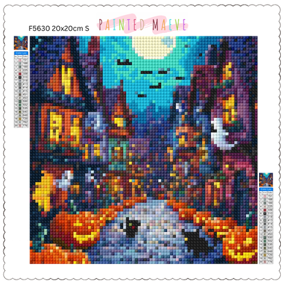 Town of Halloween: Diamond Painting Halloween Collection